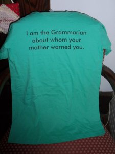 Grammarian t shirt