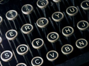 typewriter keys