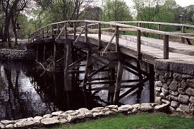 rude bridge that arched the flood