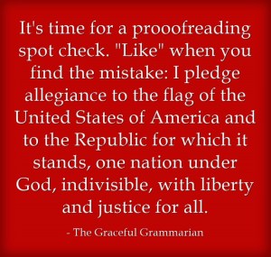 prooofreading spot check