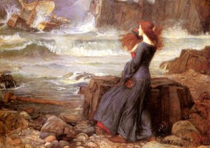 Miranda (The Tempest) by John William Waterhouse
