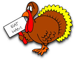 turkey cartoon eat ham